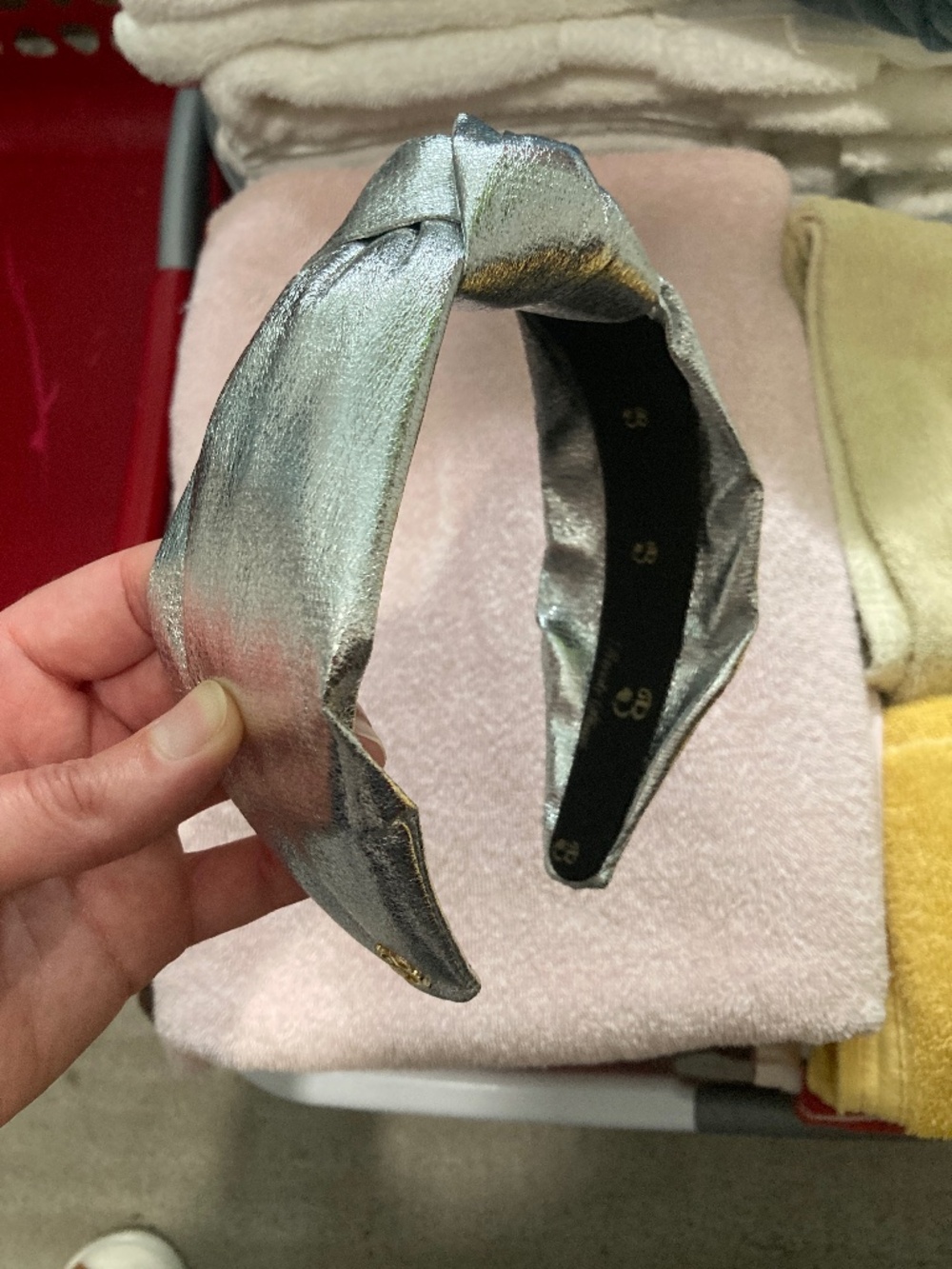 Silver Metallic Headband